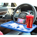 Car steering wheel dining table